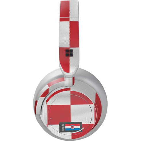 Croatia Soccer Flag Surface Headphones Skin